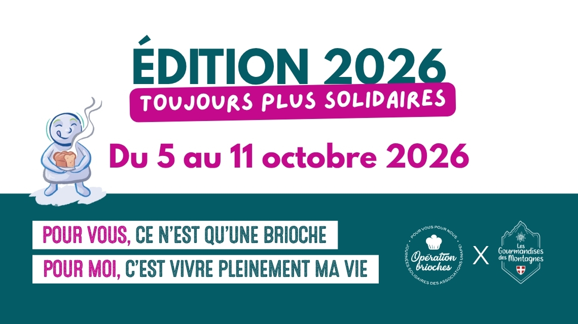 Bannière présentation de l'Opération Brioches 2026